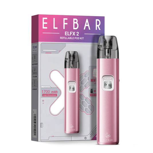 ELFBAR ELFX 2 Pod Kit - Berry Pink - 1700 mAh