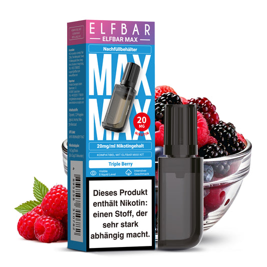 ELFBAR MAX Pod Triple Berry 20mg – 10ml