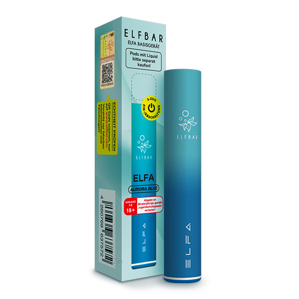 ELFBAR ELFA Basisgerät – Aurora Blue