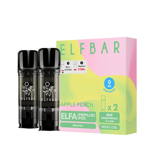 ELFBAR ELFA Pods 0mg Apple Peach
