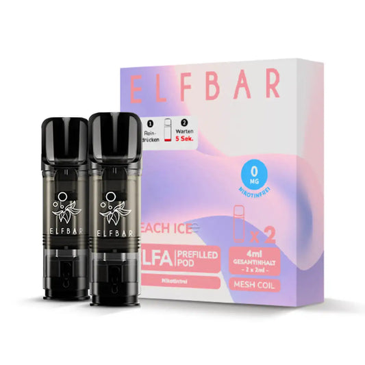 ELFBAR ELFA Pods 0mg Peach Ice