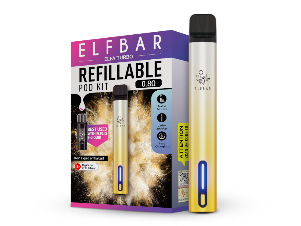 ELFA Turbo Pod Kit 550 mAh Akku