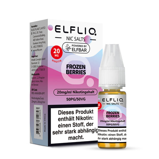 Elfbar Elfliq Nikotinsalz Liquid Frozen Berries 20 mg