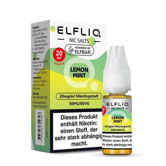 Elfbar Elfliq Nikotinsalz Liquid Lemon Mint 20 mg