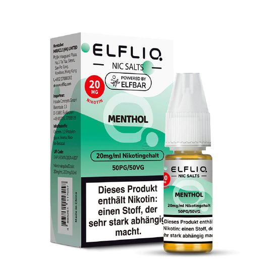 Elfbar Elfliq Nikotinsalz Liquid Menthol 20 mg