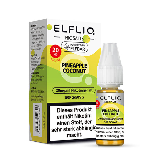 Elfbar Elfliq Nikotinsalz Liquid Pineapple Coconut 20 mg