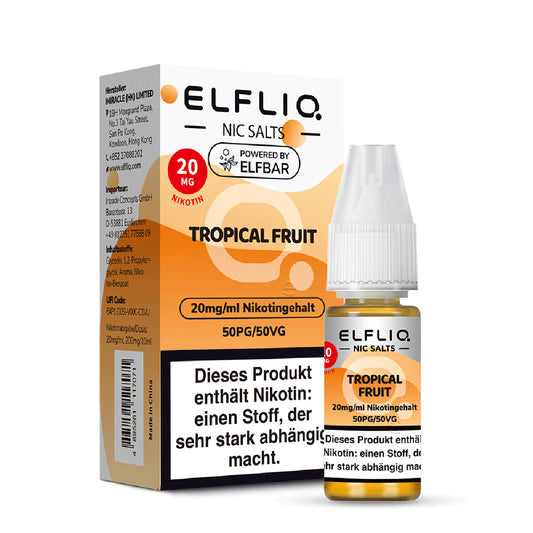 Elfbar Elfliq Nikotinsalz Liquid Tropical Fruit 20 mg