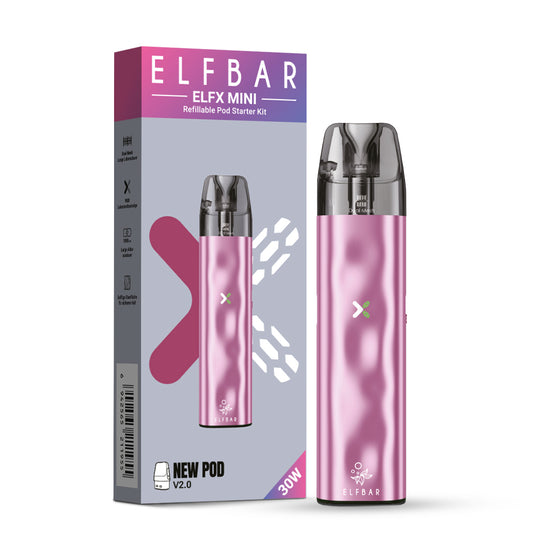 ELFBAR ELFX MINI Pod Kit - Pink - 1000 mAh