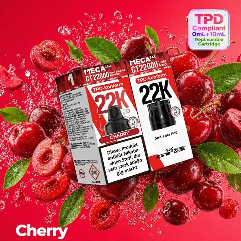 MEGABAR GT 22000 Pods Cherry 20 mg
